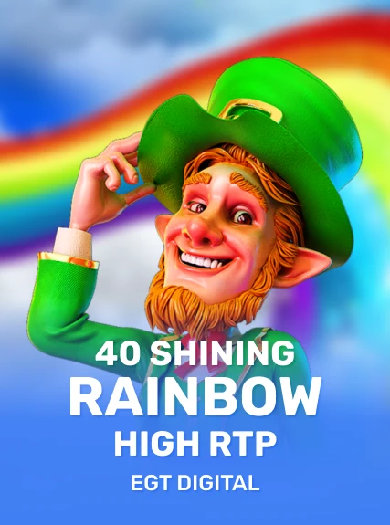 40 Shining Rainbow High RTP game tile